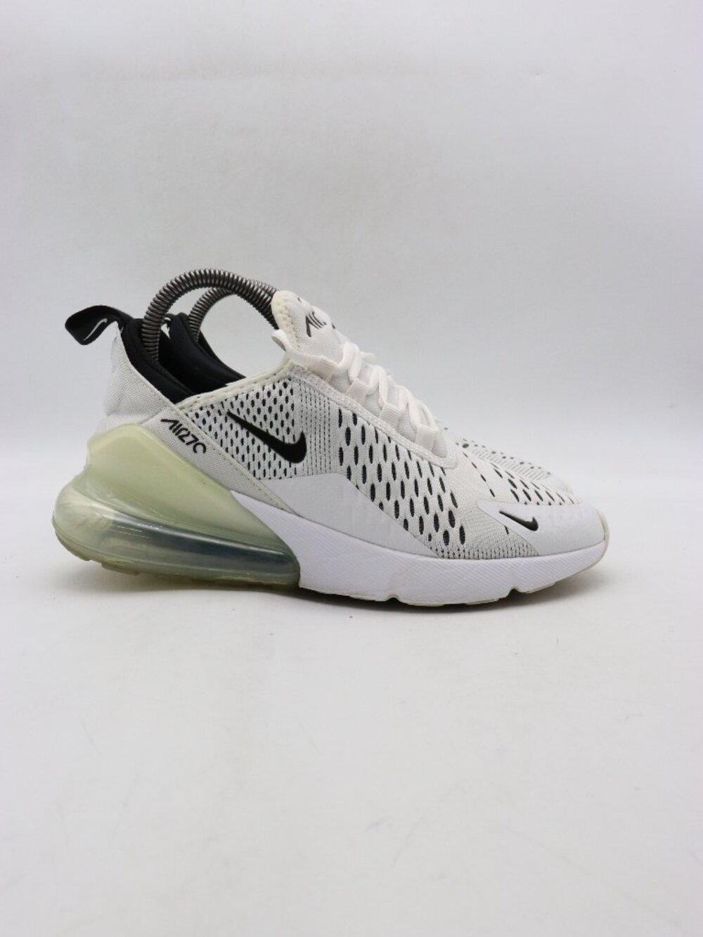 Nike Air Max 270 Women's Size 7.5 White Black Running Shoes AH6789-100
